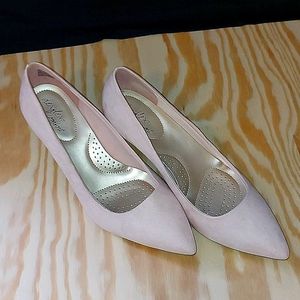 Ladies 9W Dexflex Comfort Pink Kitten Heel